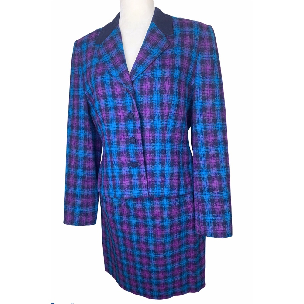 Pendleton Petite  Wool skirt suit Size 4-6